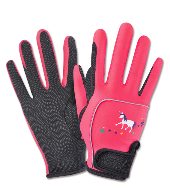 Metropolitan Unicorn Kids Riding Gloves by Waldhausen
