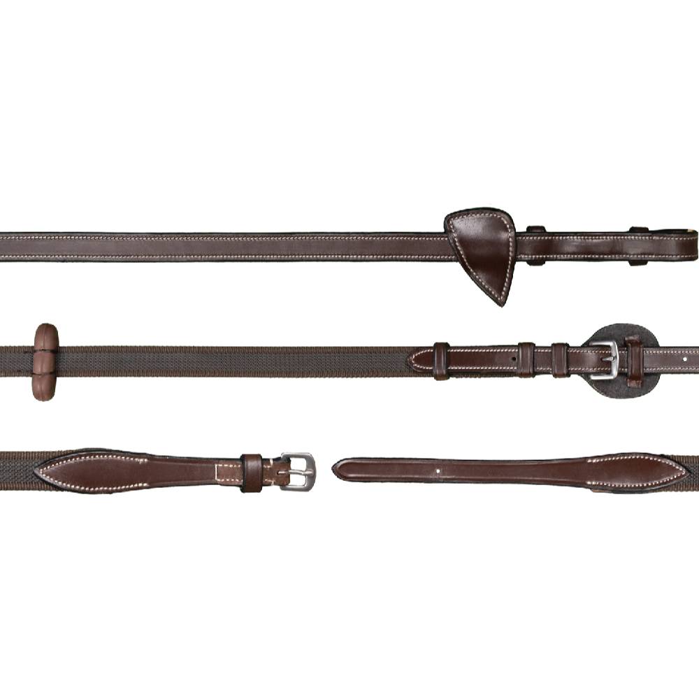 Dy'on Adjustable Web Reins with Non-Slip Strips US05S