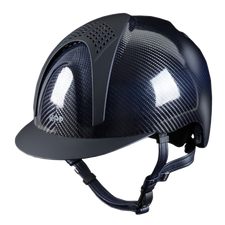 E-LIGHT Carbon Helmet - Shine Blue with 2 Matt Inserts by KEP