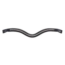 U shaped Browband With Strass by Equiline
