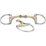 Sprenger Dynamic RS Eggbutt Bit with D-shaped Rings 16MM Double Jointed with Crystals
