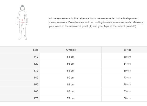 Girls Fullseat Silicone Breeches Olivia by B Vertigo