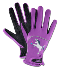 Metropolitan Unicorn Kids Riding Gloves by Waldhausen